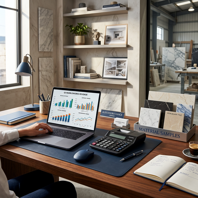 Como Calcular o Preço de Bancadas de Porcelanato e Mármore (Guia Prático)