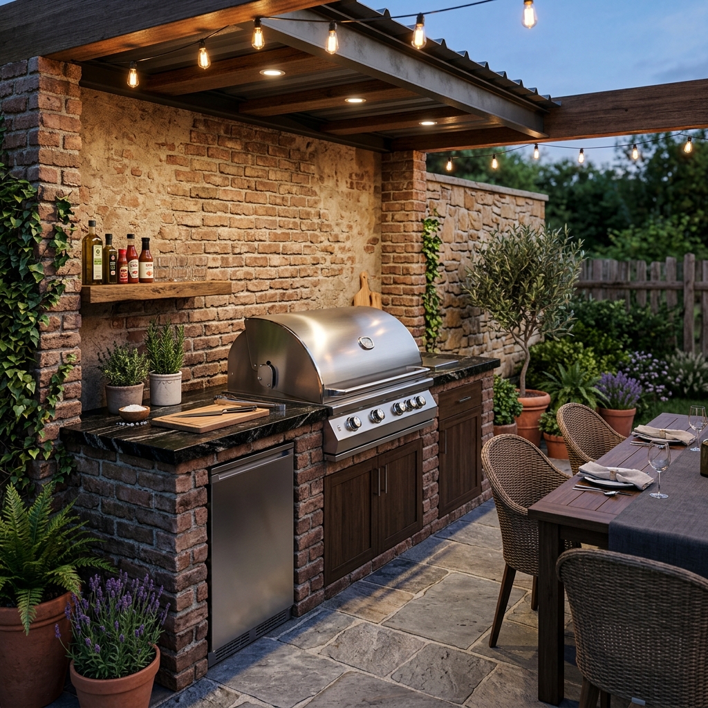 Grill de Churrasqueira no Editor 3D